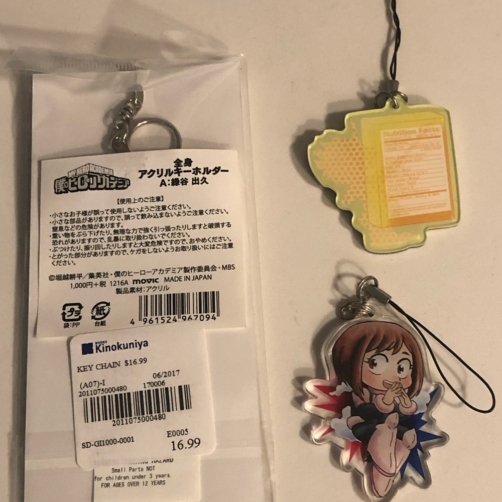 My Hero Academia Anime Character Keychain Set - Picture 2 of 2